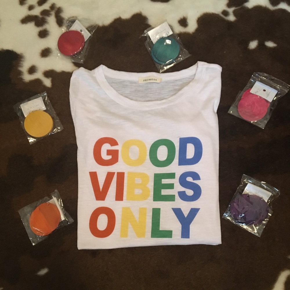 Good Vibes Only Tee ✌🏾 ☮️